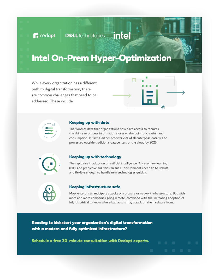 Redapt - Intel On-Prem Hyper-Optimization - mockup
